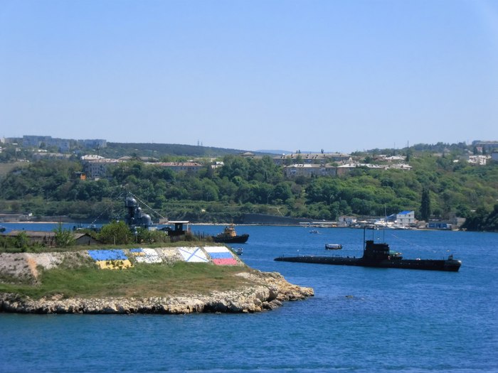 Victory Day in Sevastopol. 2013 - My, My, The photo, Black Sea Fleet, Sevastopol, Song Victory Day, Submarine