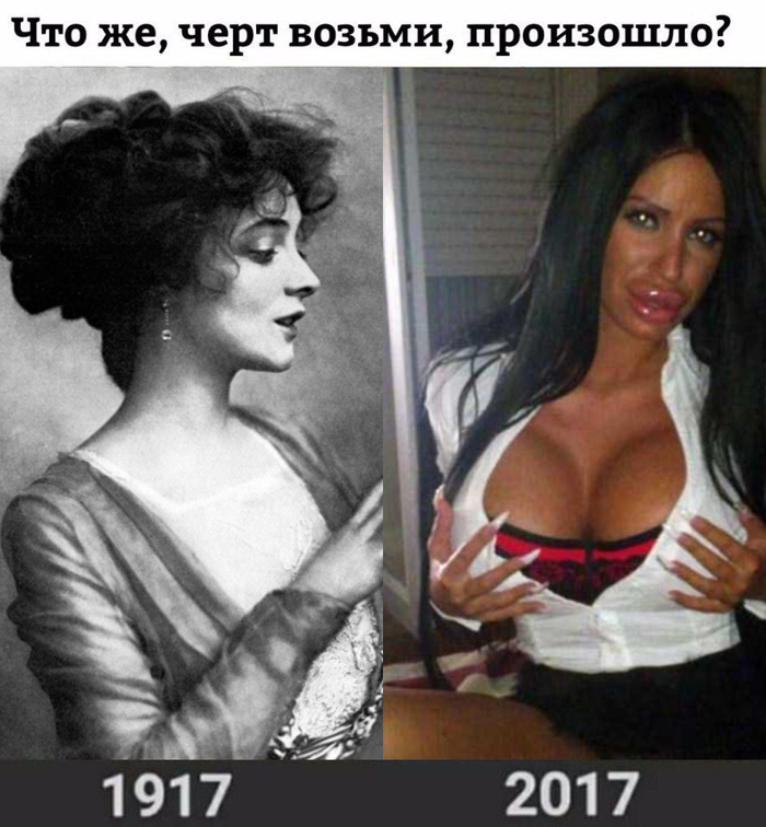Only 100 years.. - My, Girls, Style, Evolution, Pain, Answer