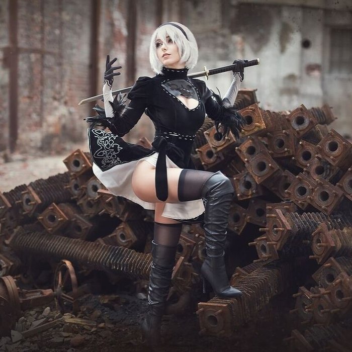 2B - by - Anissa - Cosplay, NIER Automata, Yorha unit No 2 type B, Girls, 