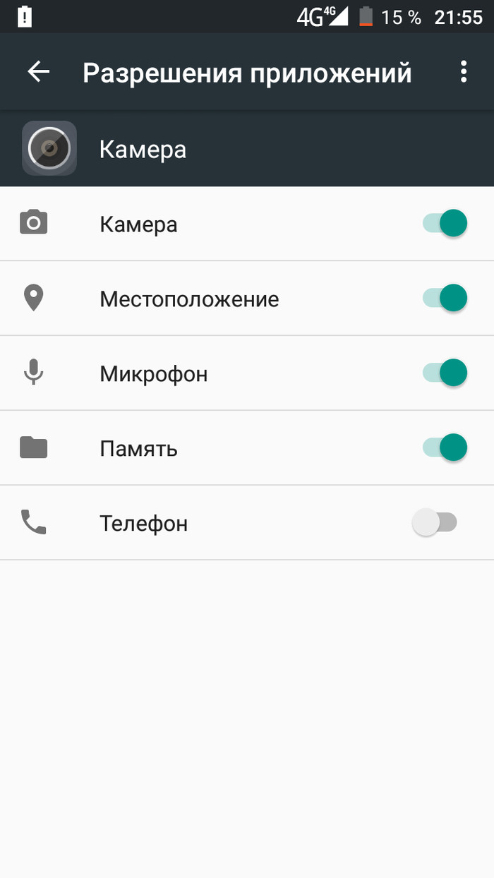 Камера в телефоне требует разрешение на телефон и смс - Моё, Android, Странности, Зачем камере звонить?