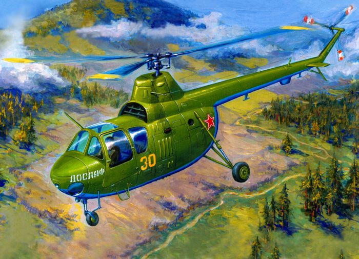 Mi-1 - helicopter of the 1940s. - Aviation, Helicopter, Miles, Longpost, Video