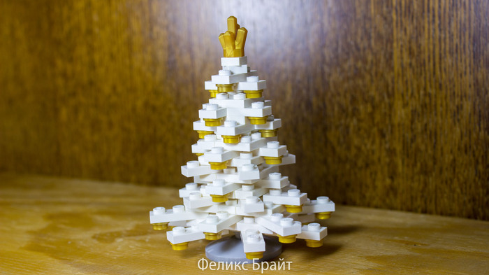 DIY Christmas tree from Lego - My, Lego, Homemade, Lego DIY, Instructions, Longpost