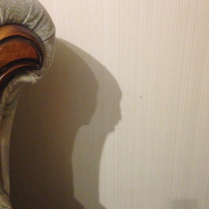 The shadow from the sofa looks like a person - My, Shadow, Face, Images