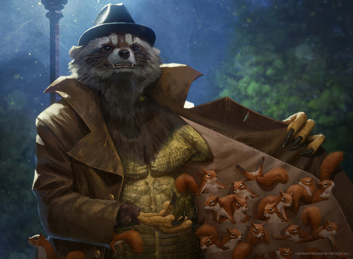 Squirrel Dealer - Арт, Рисунок, Magic: The Gathering, Boc0