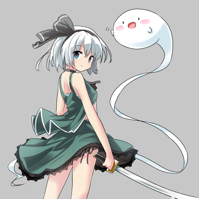 Konpaku Youmu Konpaku Youmu, Touhou, Anime Art, , ,  