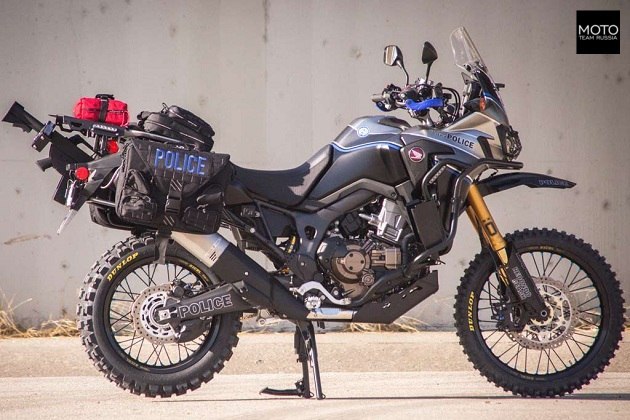 Police tourenduro Honda CRF1000L Africa Twin - Mototeamrussia, Moto, Motorcycle racing, Police, Honda, Longpost