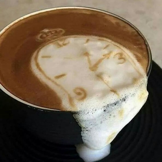 Dali style coffee - Coffee, Salvador Dali