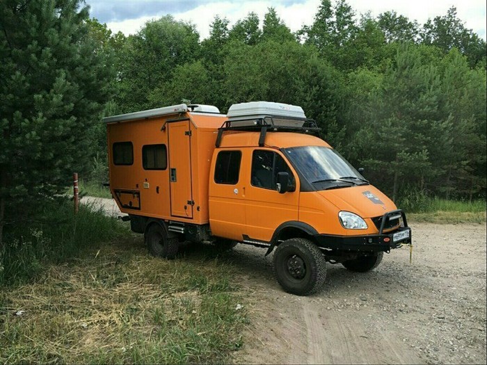 All-wheel drive motorhome based on GAZ. - In contact with, House on wheels, Four-wheel drive, Longpost