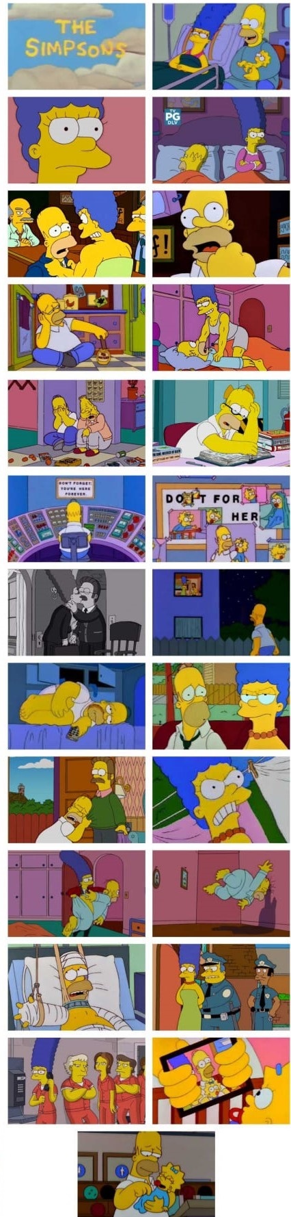 alternative history - The Simpsons, Marge Simpson, Homer Simpson, Ned Flanders, Maggie Simpson, Other, Longpost