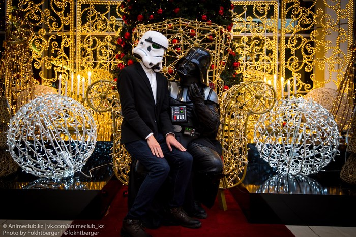 When all year was a good stormtrooper - Darth vader, Star Wars, New Year, Stormtrooper, Cosplay