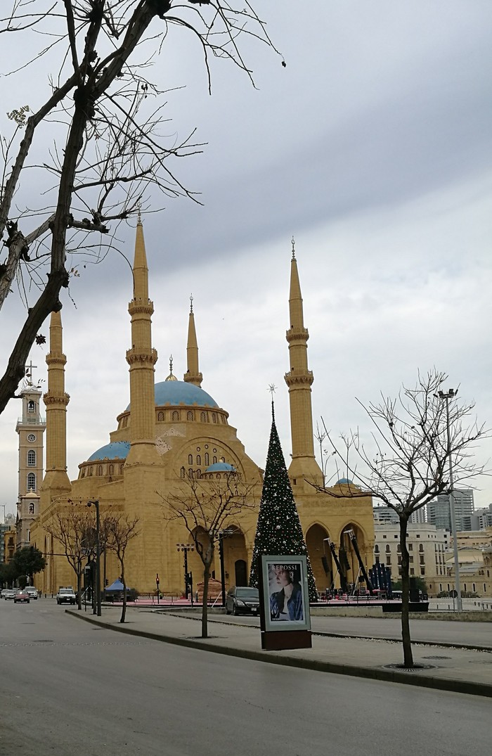 Very beautiful mosque in the city of Beirut. The mosque is called Amin - My, Mosque, Town, Beautiful