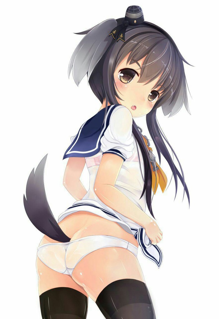 Cutie.. - NSFW, Anime, Booty, Tail, Anime art, Kantai collection