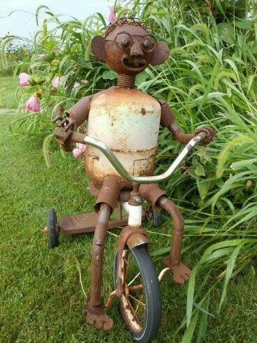 Sculpture of hard country labor waste - Pinterest, Garden tools, , Longpost