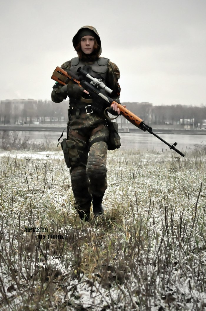 Stalker from freedom. - , Girls, Stalker, Airsoft, Cosplay, Female, Longpost, Women