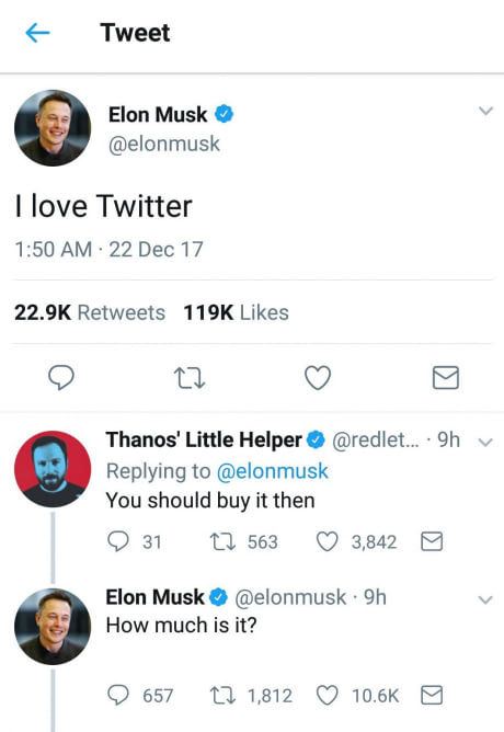 I love twitter - Twitter, Elon Musk, Purchase, Love