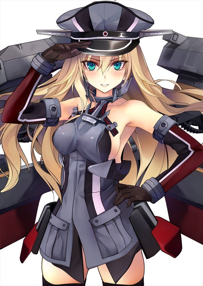 Bismark - Kantai collection, Bismarck, Anime, Anime art