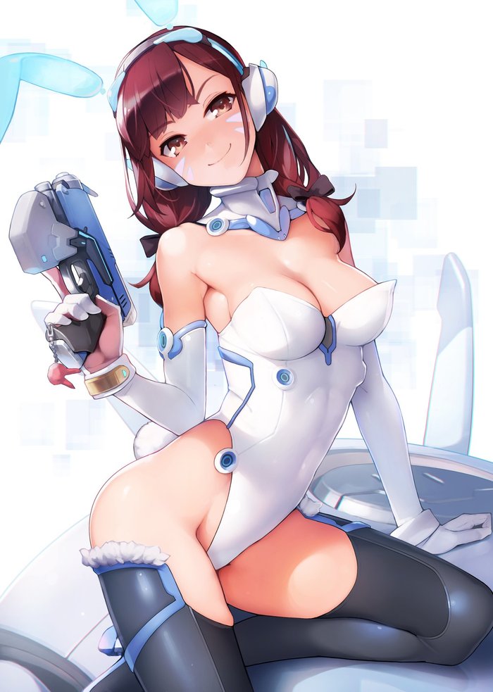 White D.va - Overwatch, Dva, Ataruman