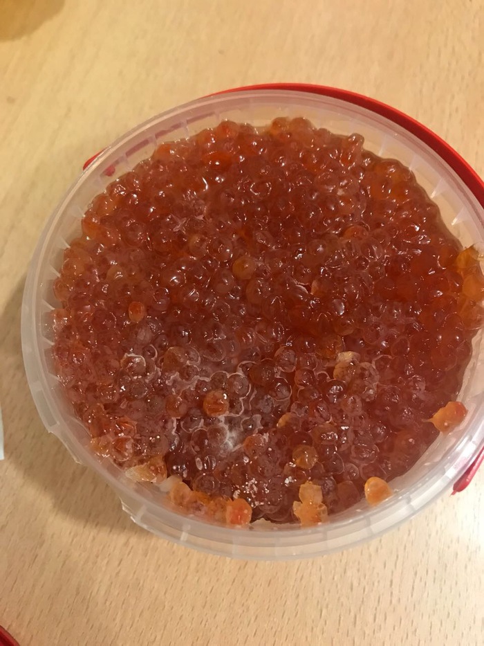 Red caviar. You give mold to the people! Or return denied - My, Red caviar, Mold, , But not this time., Longpost