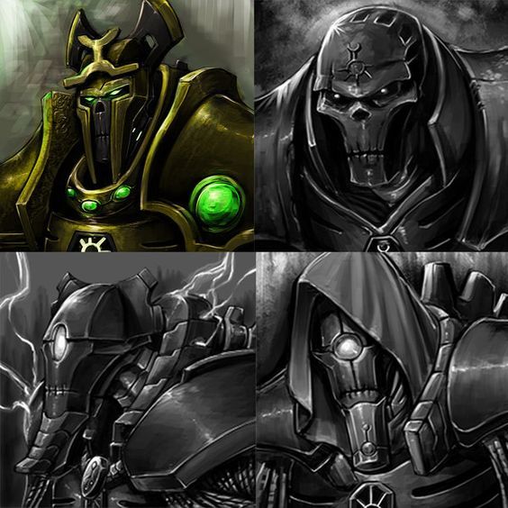 We will grant you tranquillity in these crypts(c) - Warhammer 40k, Necrons, Necron Lord