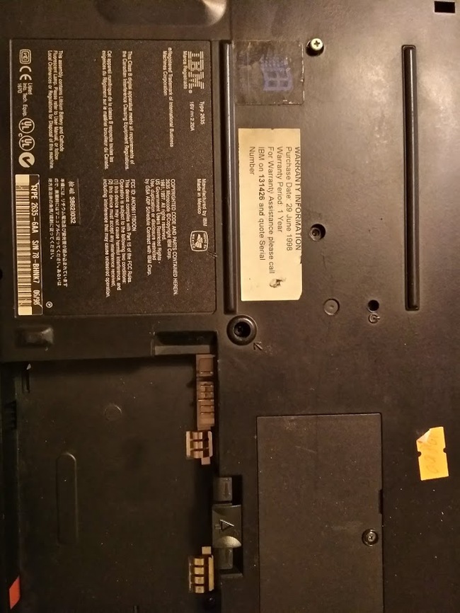 IBM ThinkPad 380ED - My, , 90th, Laptop Repair, Longpost