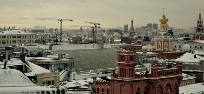 Moscow from the observation deck - My, Moscow, Town, Longpost