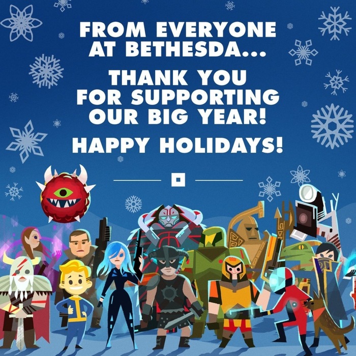 Merry Christmas and Happy New Year: postcards from developers - New Year card, Developers, Postcard, Pre-holiday mood, Gamers, Congratulation, Games, Longpost, author