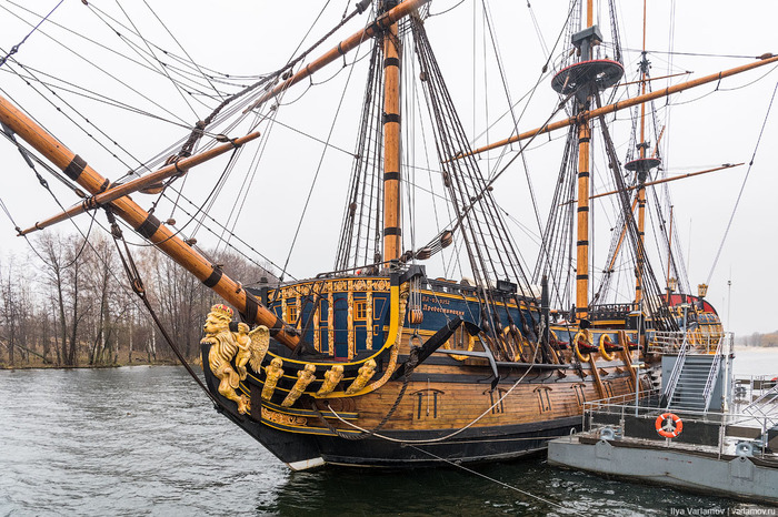 When I wanted to make an exact copy of the ship of Peter the Great, but something went wrong - My, Voronezh, Shipbuilding, Walk, Embankment, Russia, Voronezh region, Longpost