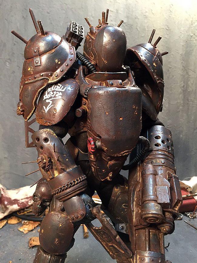 Japanese artist turns children's toys into amazing post-apocalyptic nightmares - Toys, Post apocalypse, Kripota, Longpost