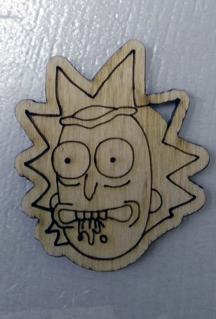 Keychains Rick and Morty - My, Keychain, Laser, Plywood, Rick, Morty, Hobby, Longpost, 