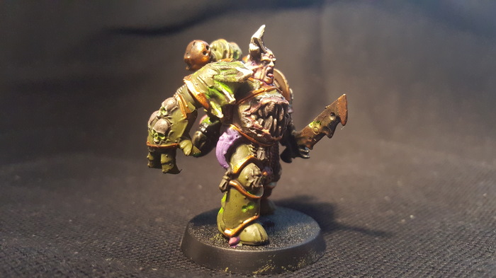 Graduated from plugs - My, Death guard, Warhammer 40k, Chaos, Nurgle, Hobby, Painting miniatures