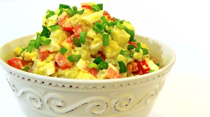 Real (proprietary) American potato salad. - Salad, Potato salad, Food, Recipe, Longpost