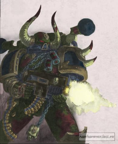 Chaos Marines - Art, , Warhammer 40k, Longpost