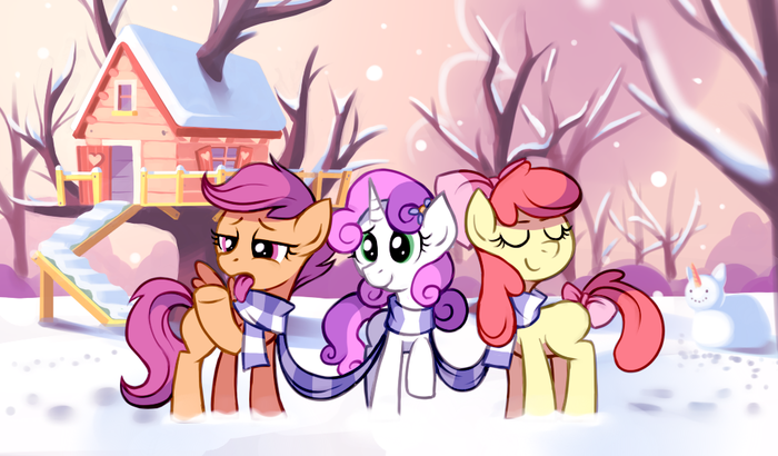 Подборка артов со Скуталу My Little Pony, Scootaloo, Applebloom, Sweetie belle, Cutie Mark Crusaders, Длиннопост