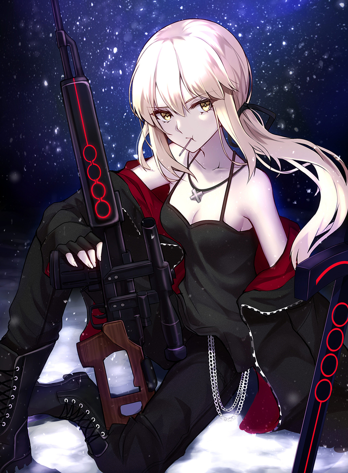 Anime Art 1241 , Anime Art, Fate, Fate Grand Order, Saber, Saber Alter