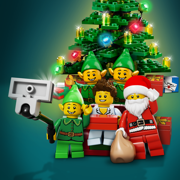 Happy New Year! - Lego, New Year, Congratulation, Father Frost, Elves, Christmas