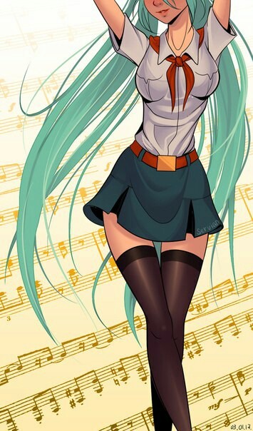 There are only seven notes... But what a variety of music! - Endless summer, Visual novel, Hatsune Miku