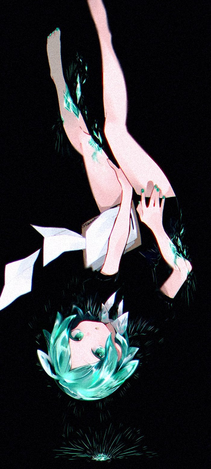 Phosphophyllite - Anime Art, Длиннопост, Phosphophyllite, Houseki No Kuni, Аниме