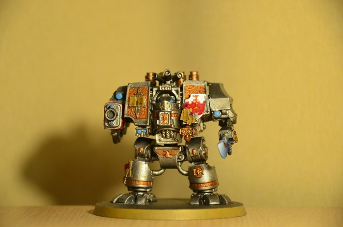 Grey Knights MKIV Doomglaive Pattern Dreadnought - My, Wh miniatures, Gray knights, Warhammer 40k, Warhammer, Painting miniatures