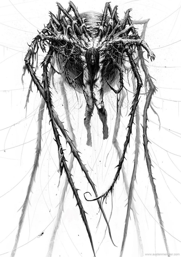 ARACHNOPHOBIA - Spider, Kripota, Drawing