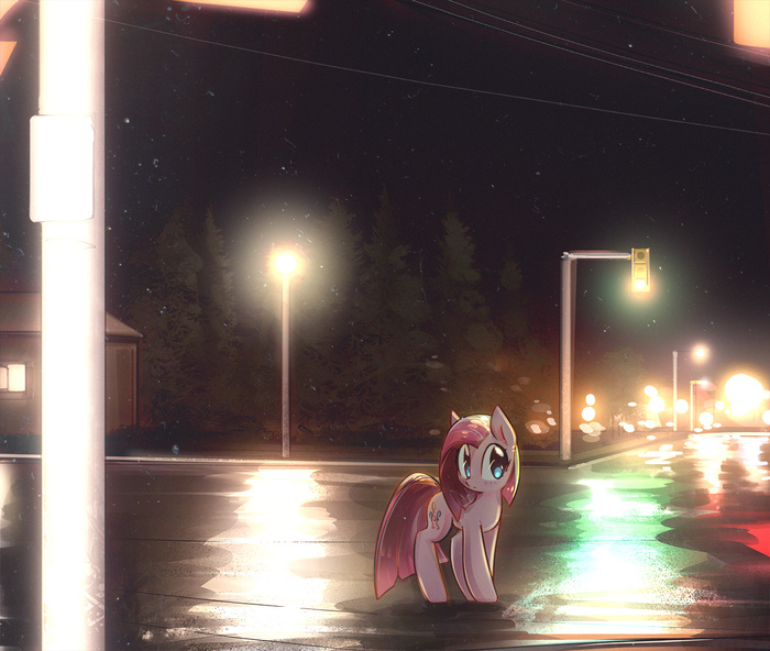 Somewhere Tonight by mirroredsea - My Little Pony, Pinkie Pie, Pinkamena Diane Pie, Mirroredsea