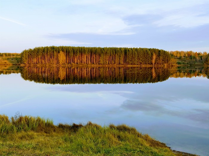 Поздней осени в ленту - Моё, Осень, Фотография, Озеро, Лес