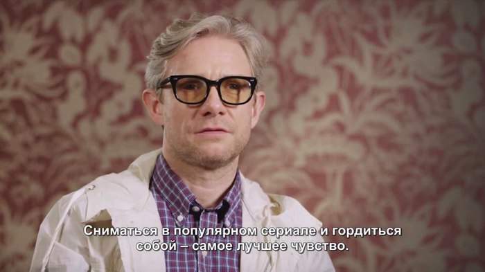 The actors of Sherlock say that they liked the most on the set of the series and Benedict is just such a Benedict. - Benedict Cumberbatch, Actors and actresses, BBC Sherlock series, Sherlock Holmes, Longpost, Martin Freeman, Watson