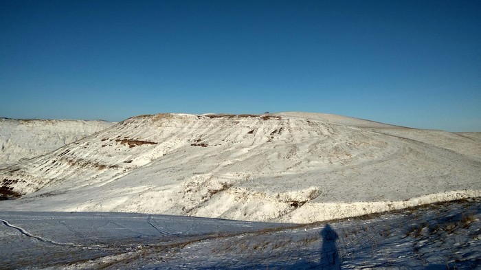Frost and sun, a wonderful day - My, Snow, The sun, Tatarstan, The mountains, Village, The photo, Longpost