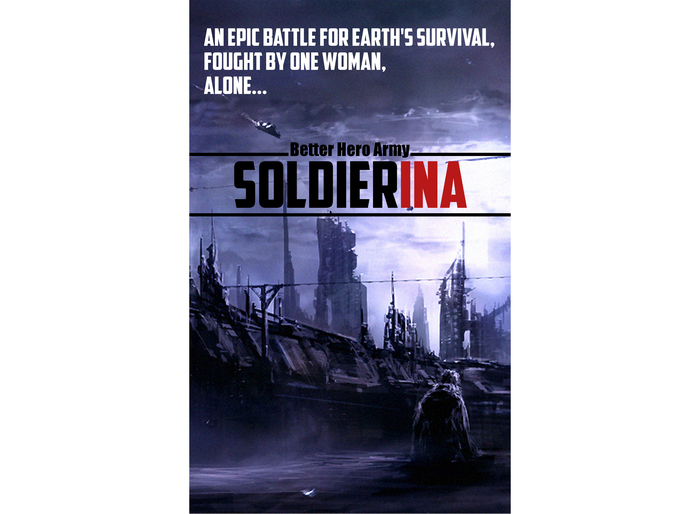 Custom post-apocalyptic cover (Soldierina) - My, Cover, Post apocalypse, Photoshop, Longpost, Video