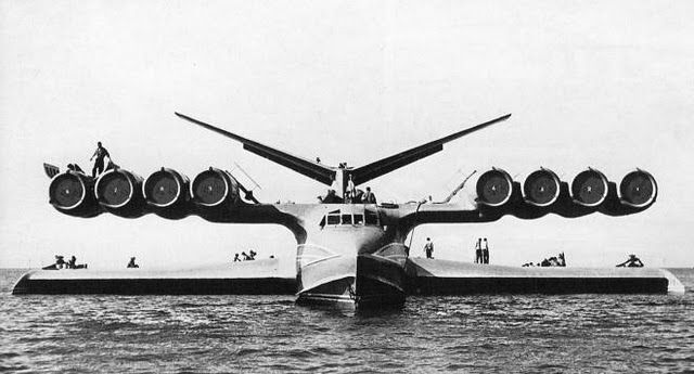 Caspian Monster - Airplane, Ekranoplan, the USSR, Military equipment, Video