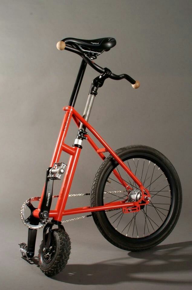 Необычный велосипед Halfbike