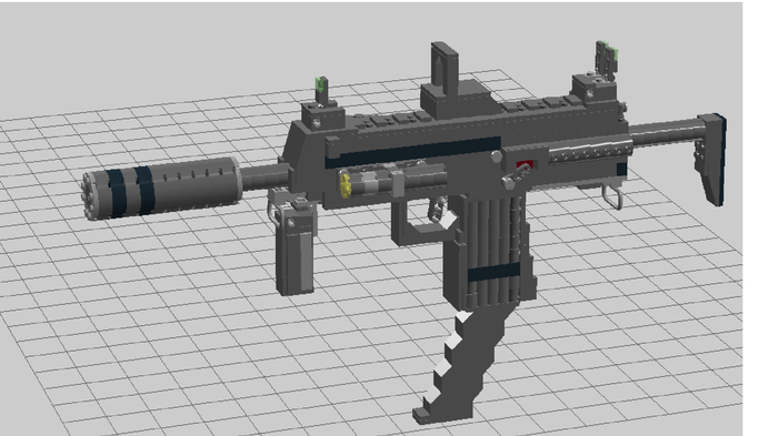 Lego Heckler & Koch MP7 LEGO, Mp7, ,  , , Lego digital designer, 