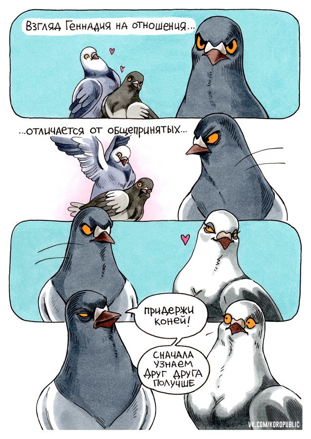 Taught by experience - Comics, Pigeon Gennady, Koropublic