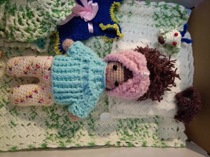 Knitted dolls - My, Doll, Knitted toys