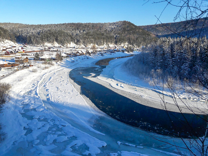 Gateway to Taiga. - My, Krasnoyarsk region, Kizir, , Winter